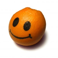 smiley orange